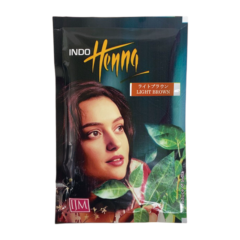 岡本商会｜インドヘナ(ケミカル配合)(100g ライトブラウン/明るめの