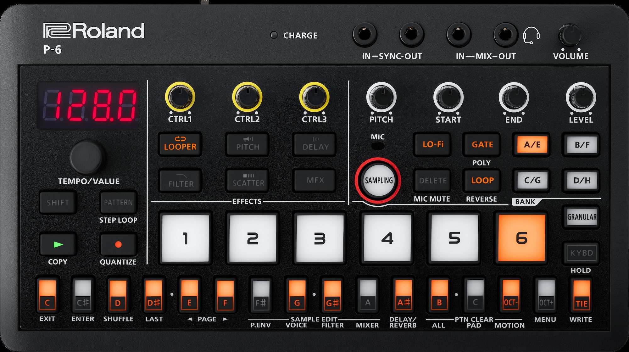 Roland Announces P-6 Creative Sampler