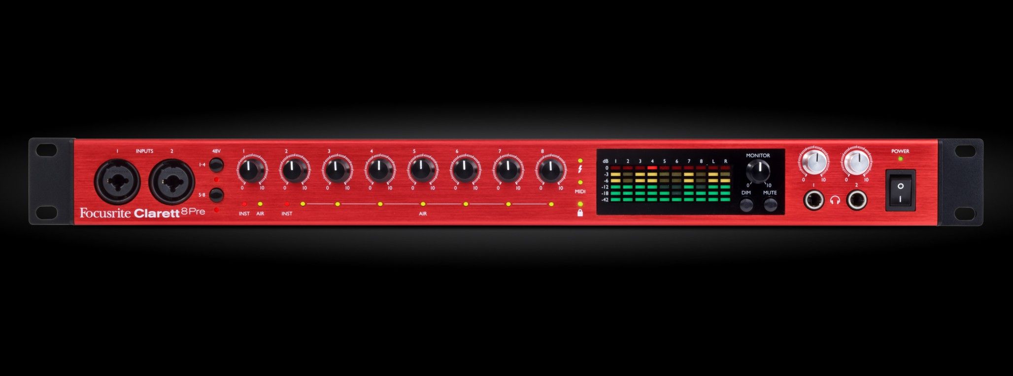 Review: Focusrite Clarett 8pre Audio Interface