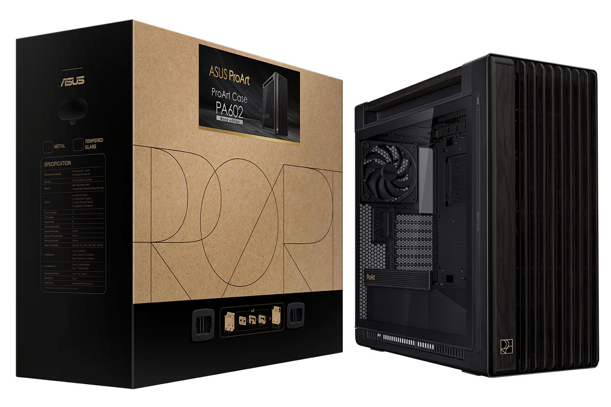 ASUS ProArt PA602 Wood Edition: The PC Case That Puts The “Art” In