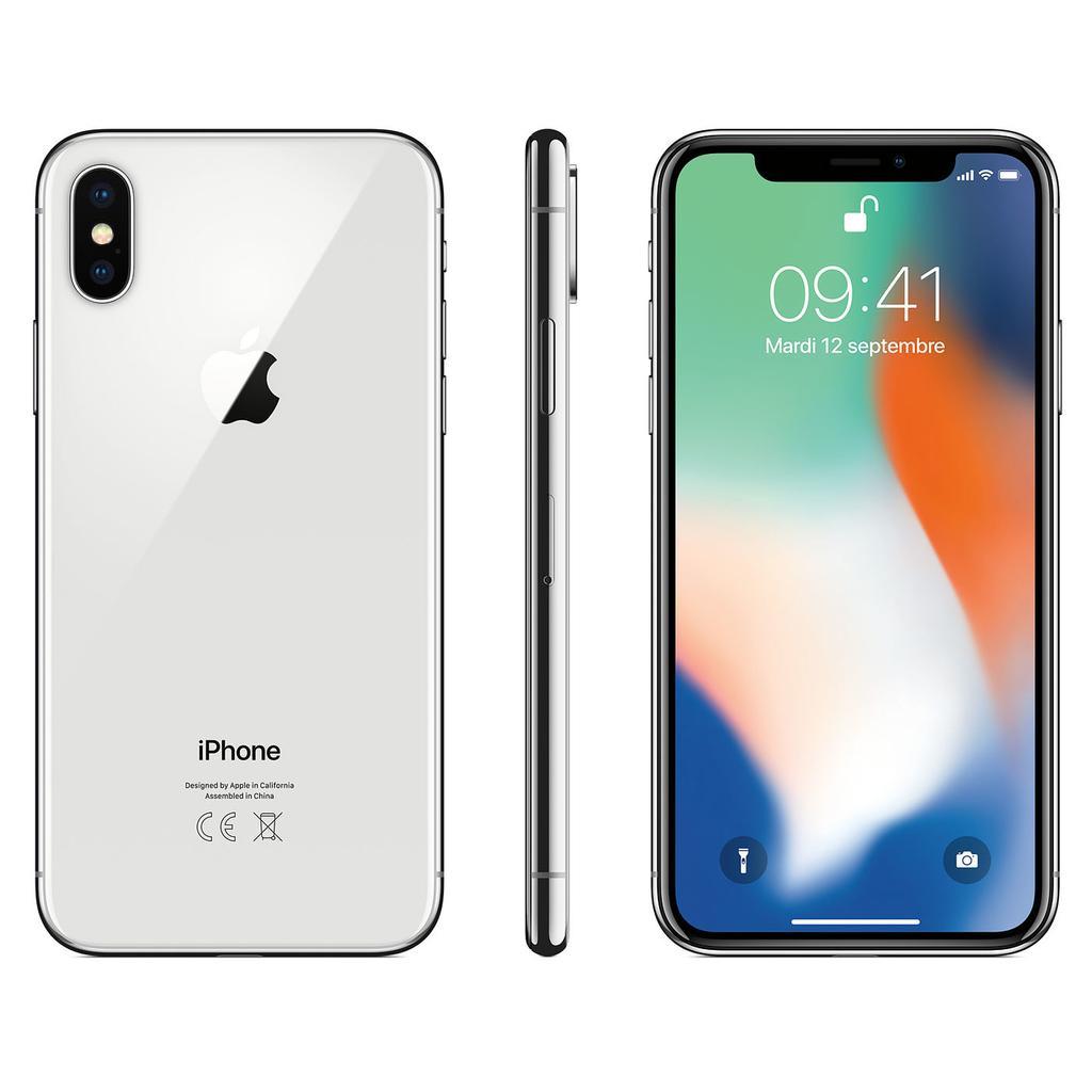 iPhone X 64GBジャンク SIMロック解除済 iPhoneXS 64GB シルバー SIM