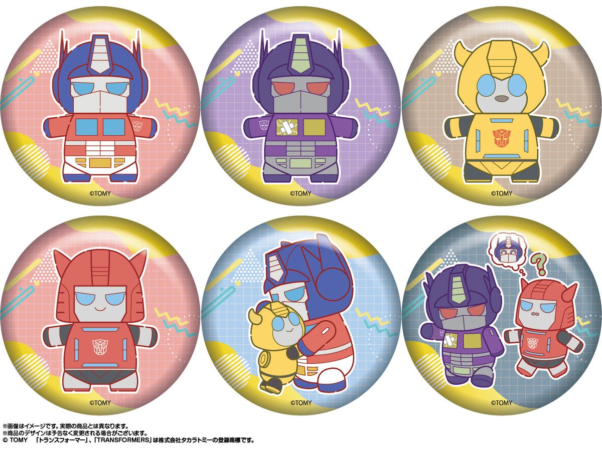 トランスフォーマー もちぼっつ 缶バッジコレクション 1Box 6pcs | HLJ