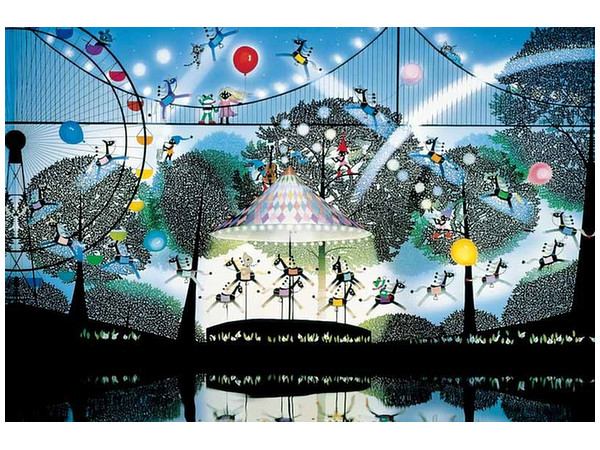 ジグソーパズル 藤城清治 木馬の夢 1000ピース (50cm x 75cm) | HLJ.co.jp