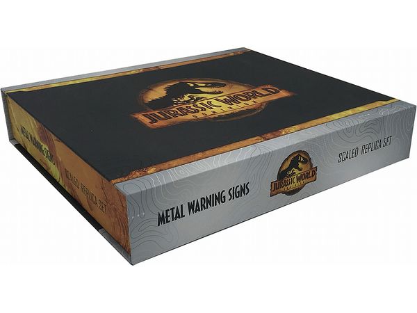 ジュラシック・ワールド/ メタル ワーニングサイン 6種セット スケール