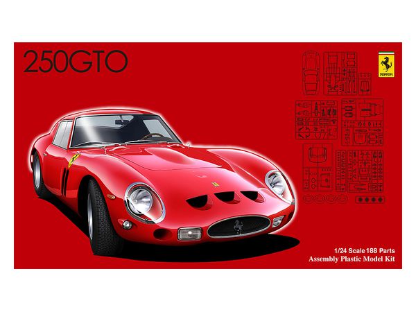 1/24 フェラーリ250GTO 特別仕様(ワイヤーホイール付き) | HLJ.co.jp