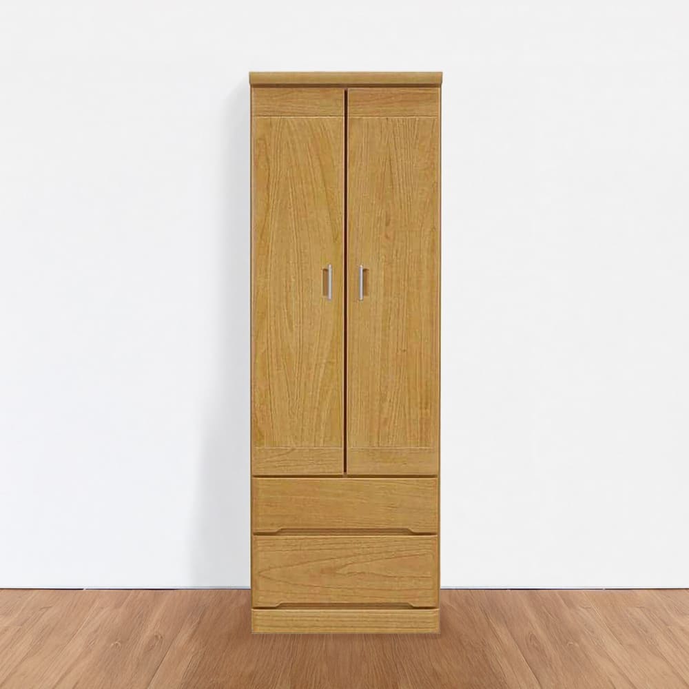 洋服タンス【引出付】 マースト60 ナチュラル(5Y)ﾅﾁｭﾗﾙ): 収納