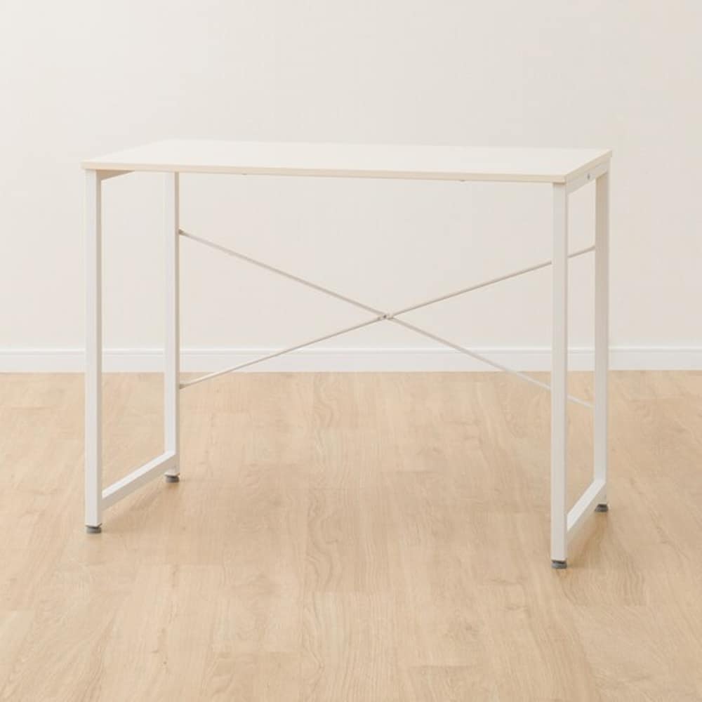 ニトリ/省スペースデスク(ホワイトウォッシュ) ニトリ/省スペース