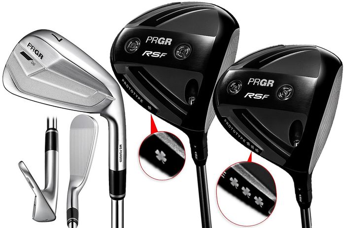 プロギア『PRGR 00 IRON』、『RS F PROTOTYPEワン・クローバー』『同