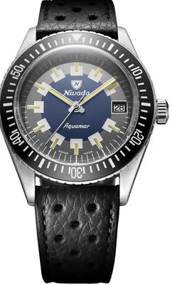 Nivada Grenchen 87041Q04 Chronoking Mecaquartz Black - Exquisite