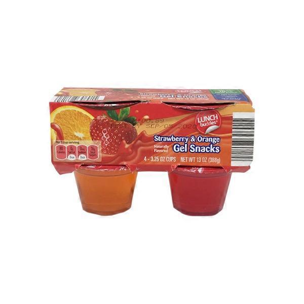 Lunch Buddies Strawberry and Orange Gel Cups Same-Day Delivery or