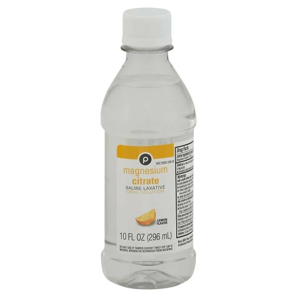 Publix Oral Solution, Magnesium Citrate, Saline Laxative, Lemon