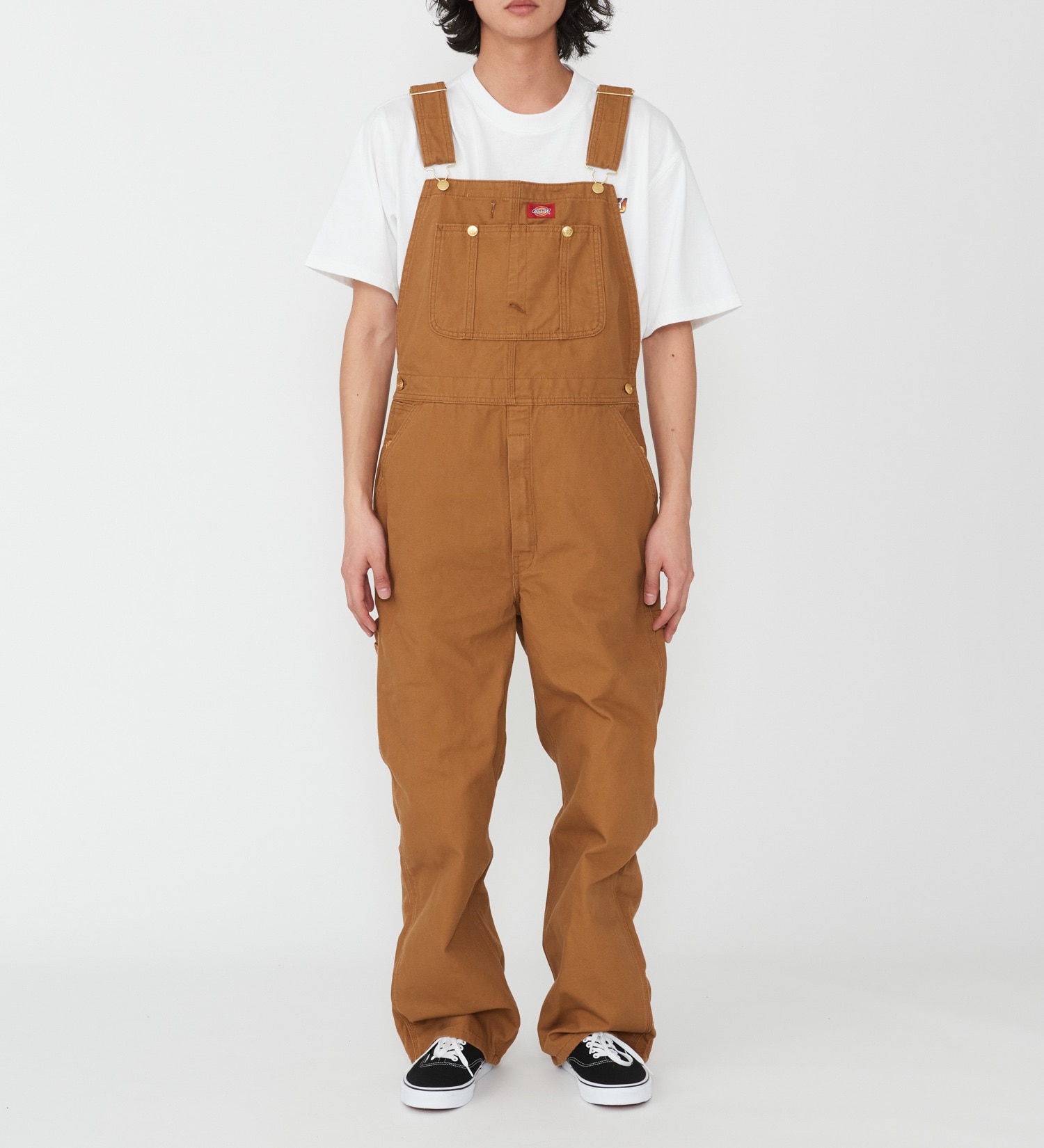 ダックキャンバス リブオーバーオール|Dickies|ディッキーズ