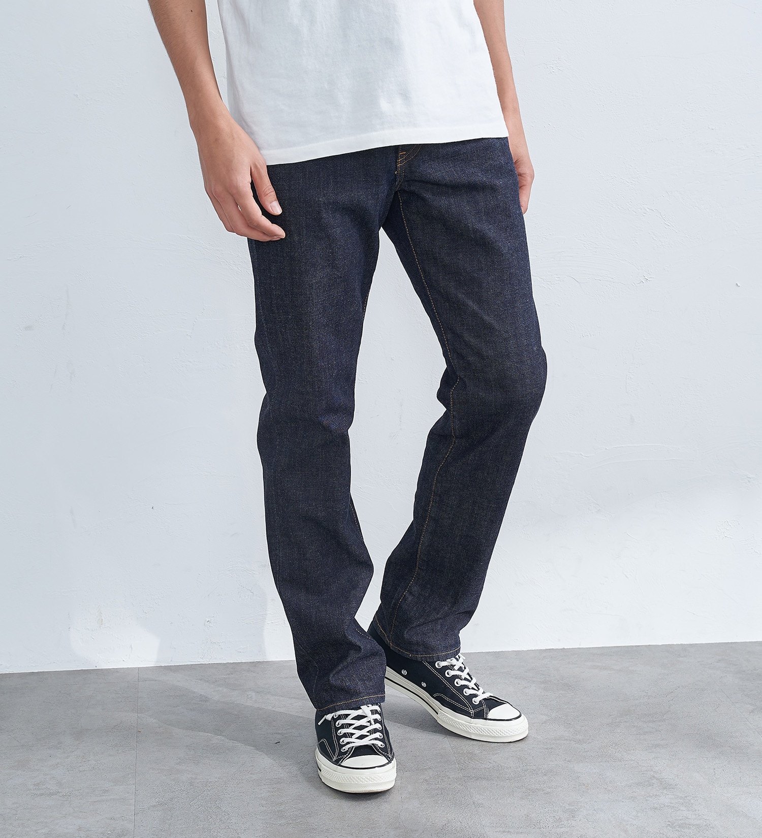 裾上げ無料】503 レギュラーストレートパンツ REGULAR STRAIGHT MADE