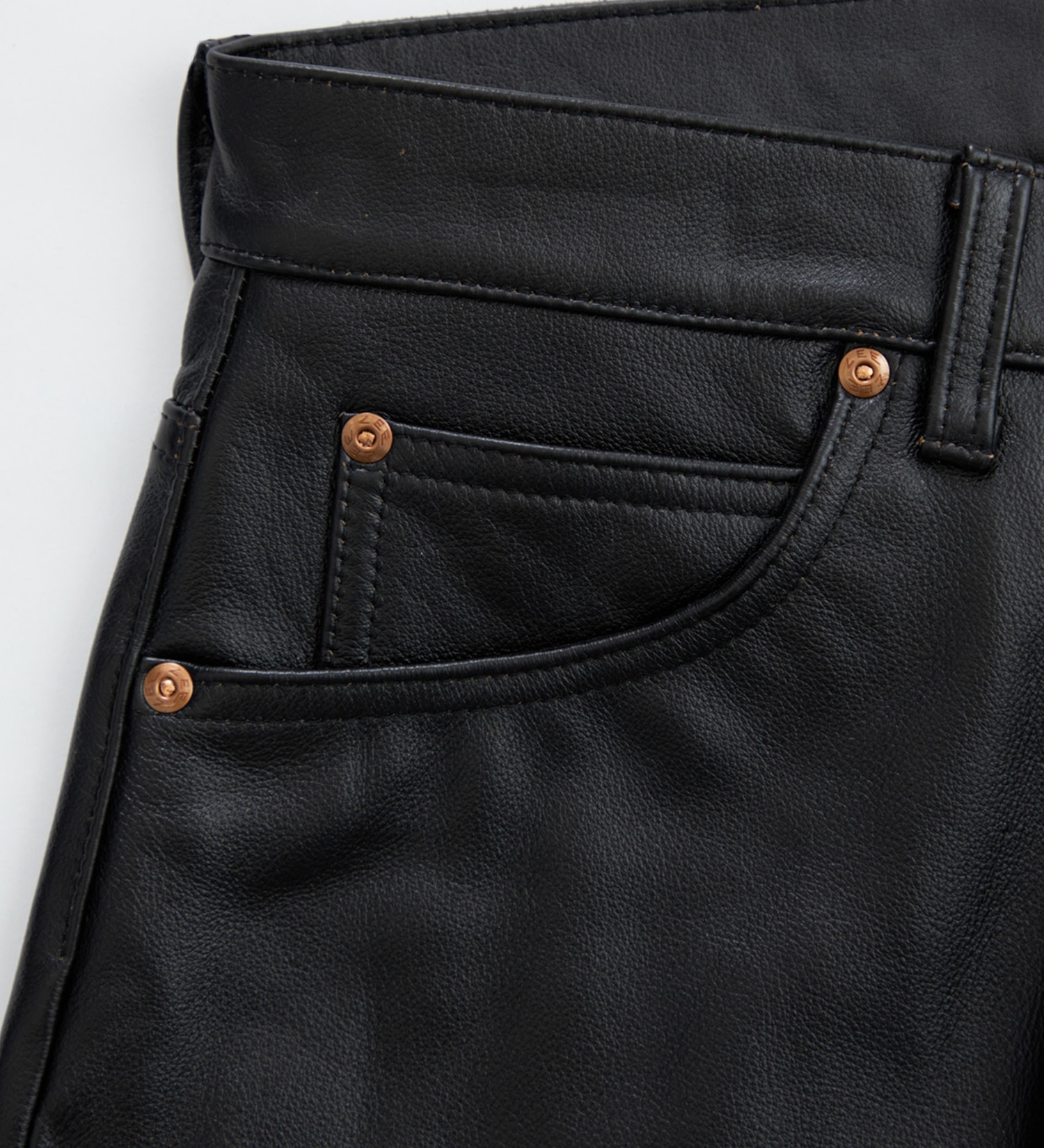 RIDER STRAIGHT LEATHER PANTS【カウレザー】|Lee|リー