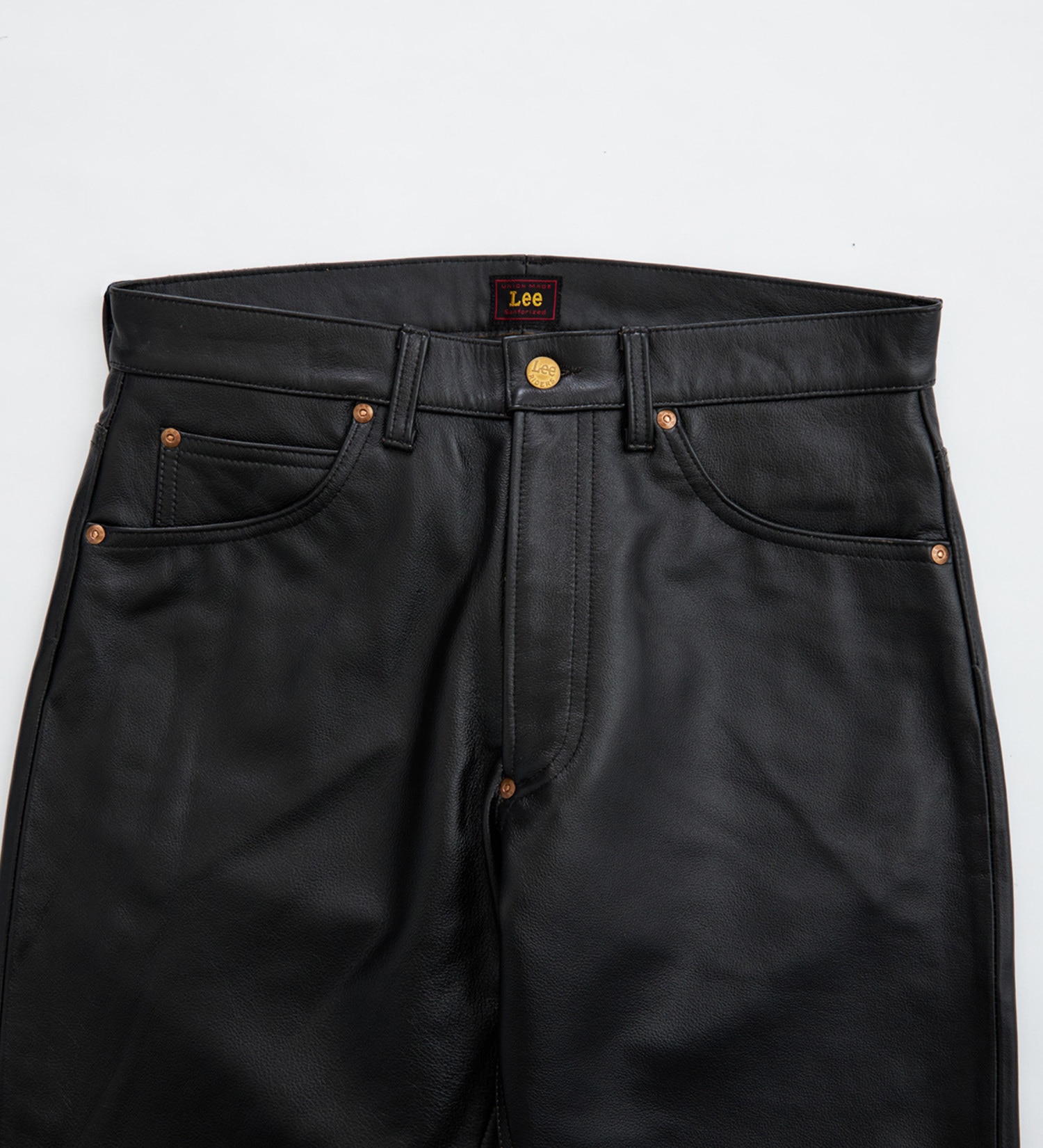 RIDER STRAIGHT LEATHER PANTS【カウレザー】|Lee|リー