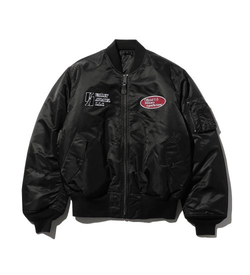 SALE】スタジャン風MA-1 フライトナイロンジャケット|VALLEY APPAREL