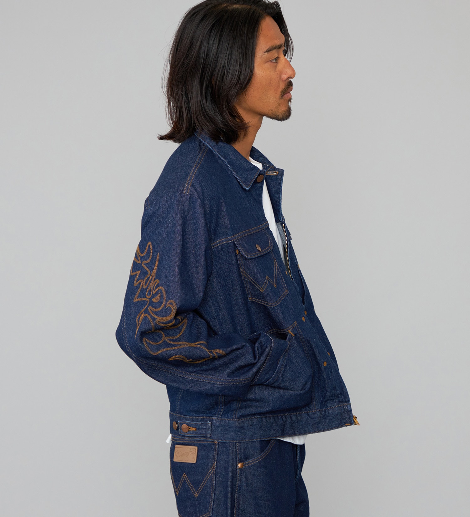 FINAL SALE】【US ORIGINAL】24MJZ EMBROIERY デニムジャケット/刺繍