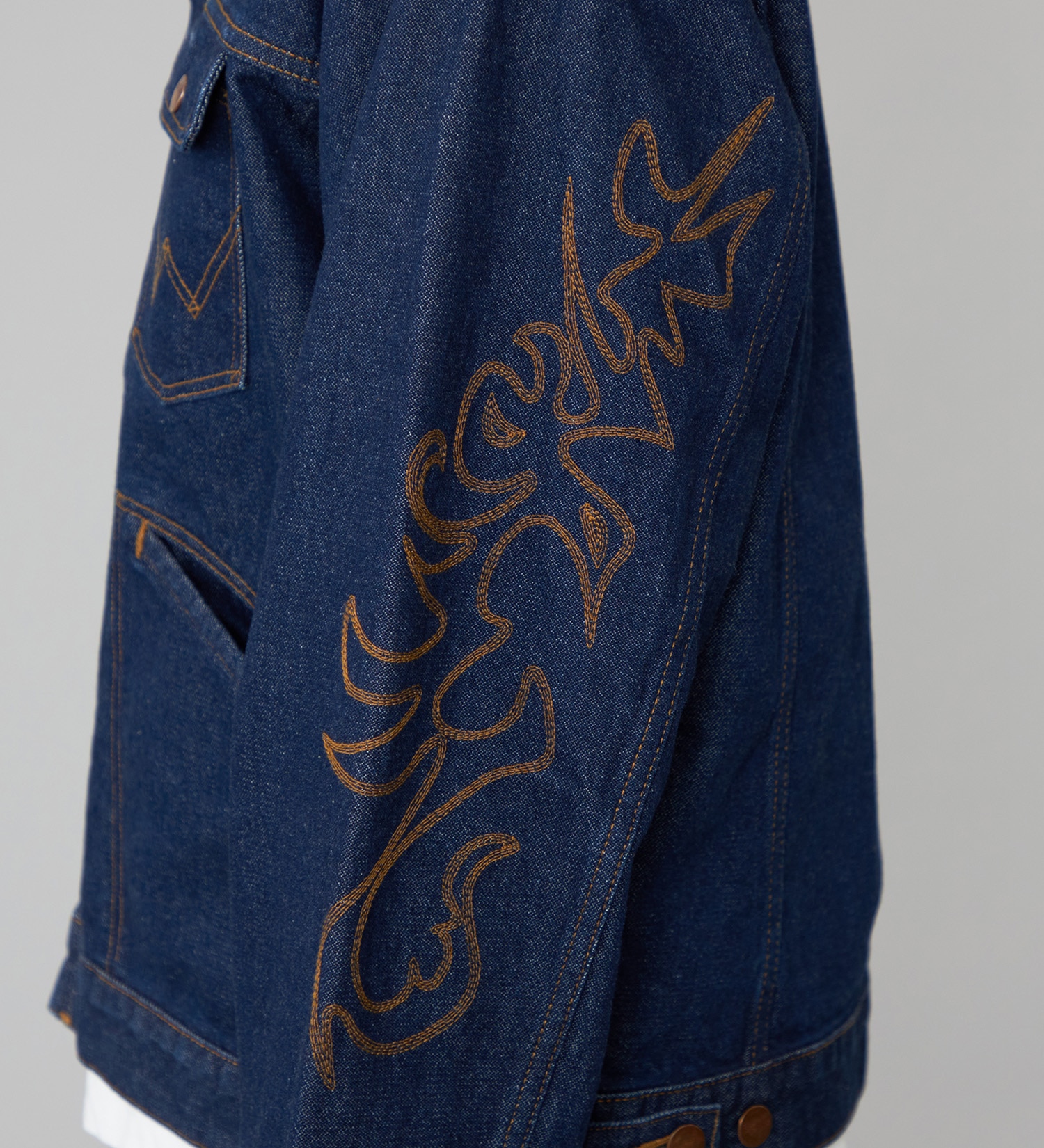 FINAL SALE】【US ORIGINAL】24MJZ EMBROIERY デニムジャケット/刺繍