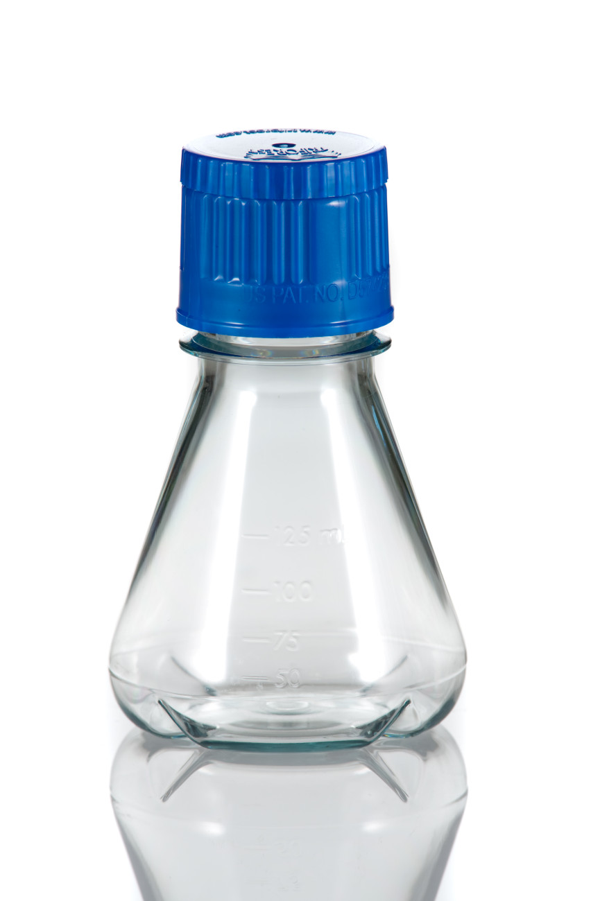 400871 - RPI Erlenmeyer Flask Baffled, 125 ml Flask, Polycarbonate