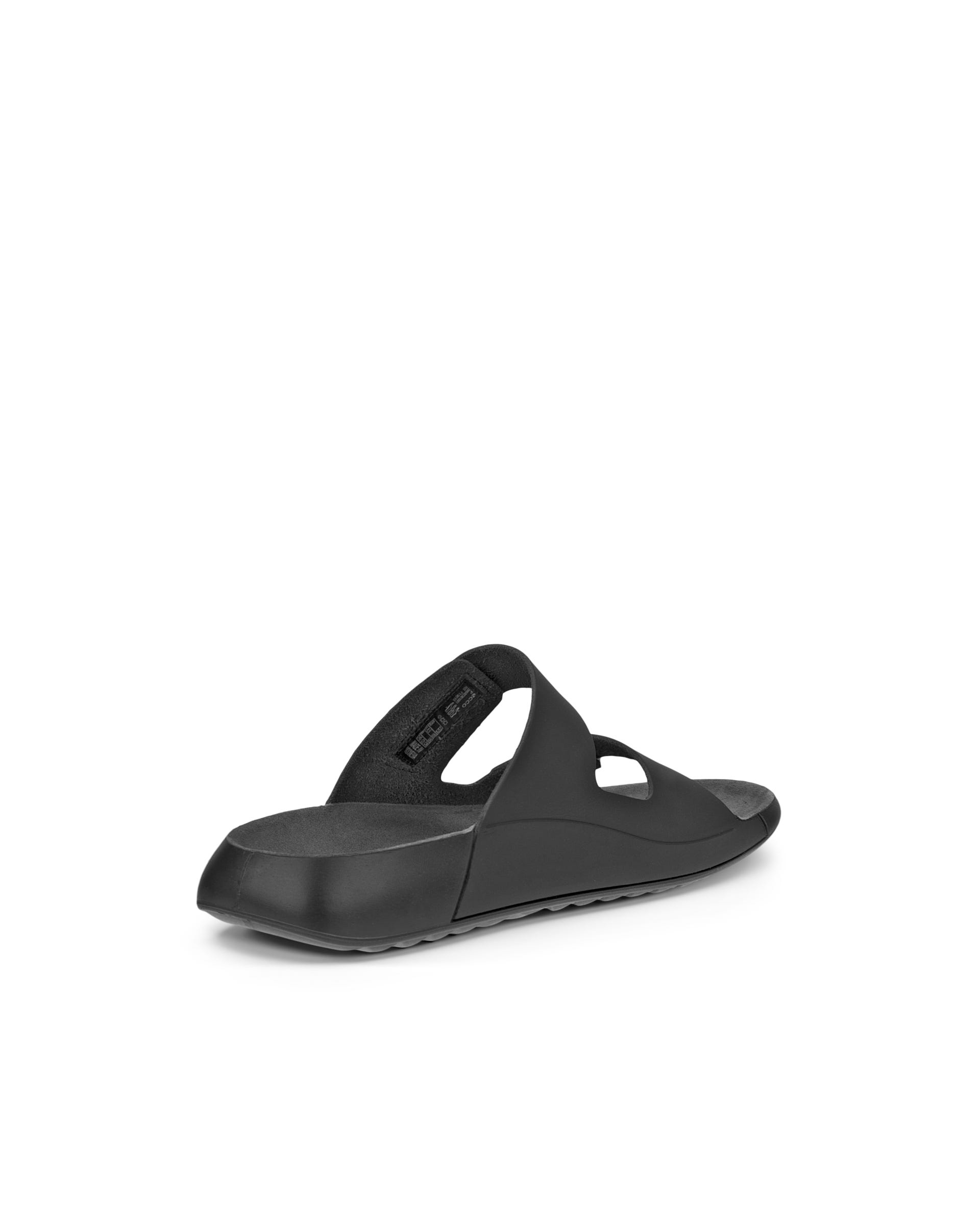 Women's ECCO® Cozmo Leather Two Strap Sandal | Black