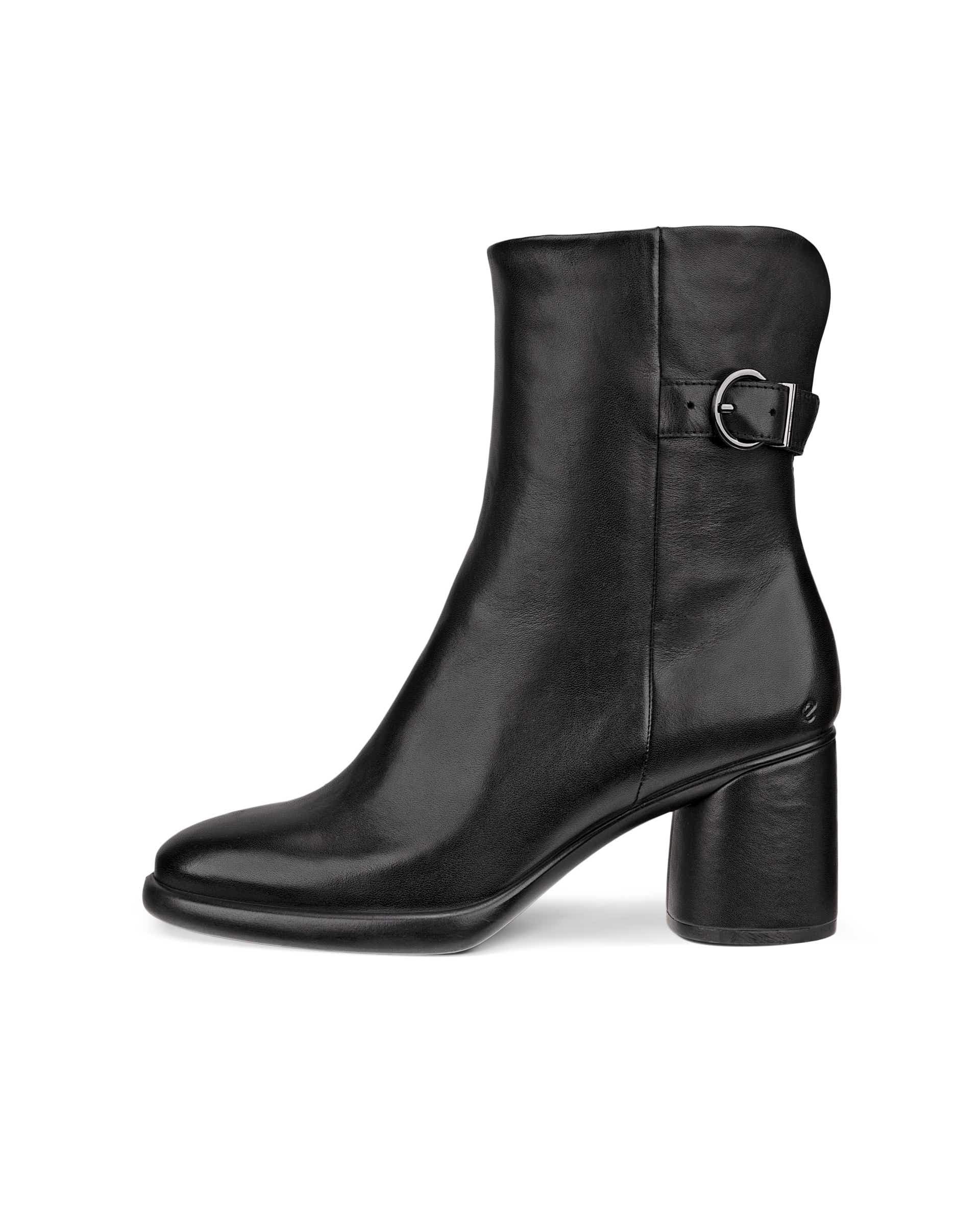 Women's ECCO® Sculpted 55 Leather Mid-Cut Boot | Black