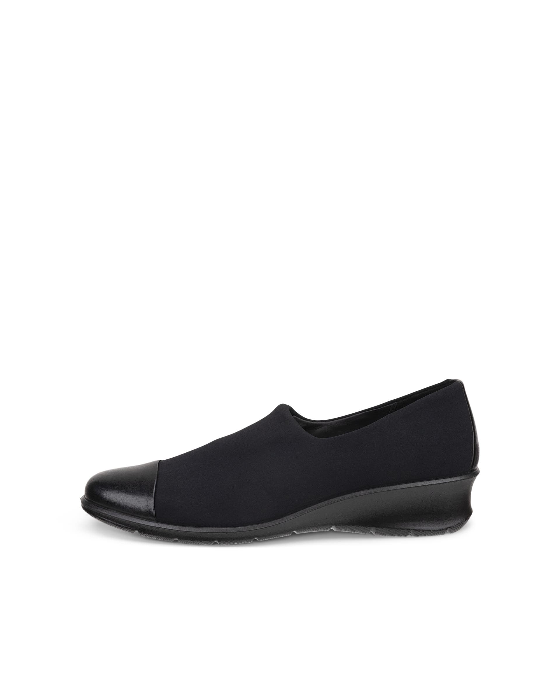 Women's ECCO® Felicia Textile Stretch Slip-On | Black