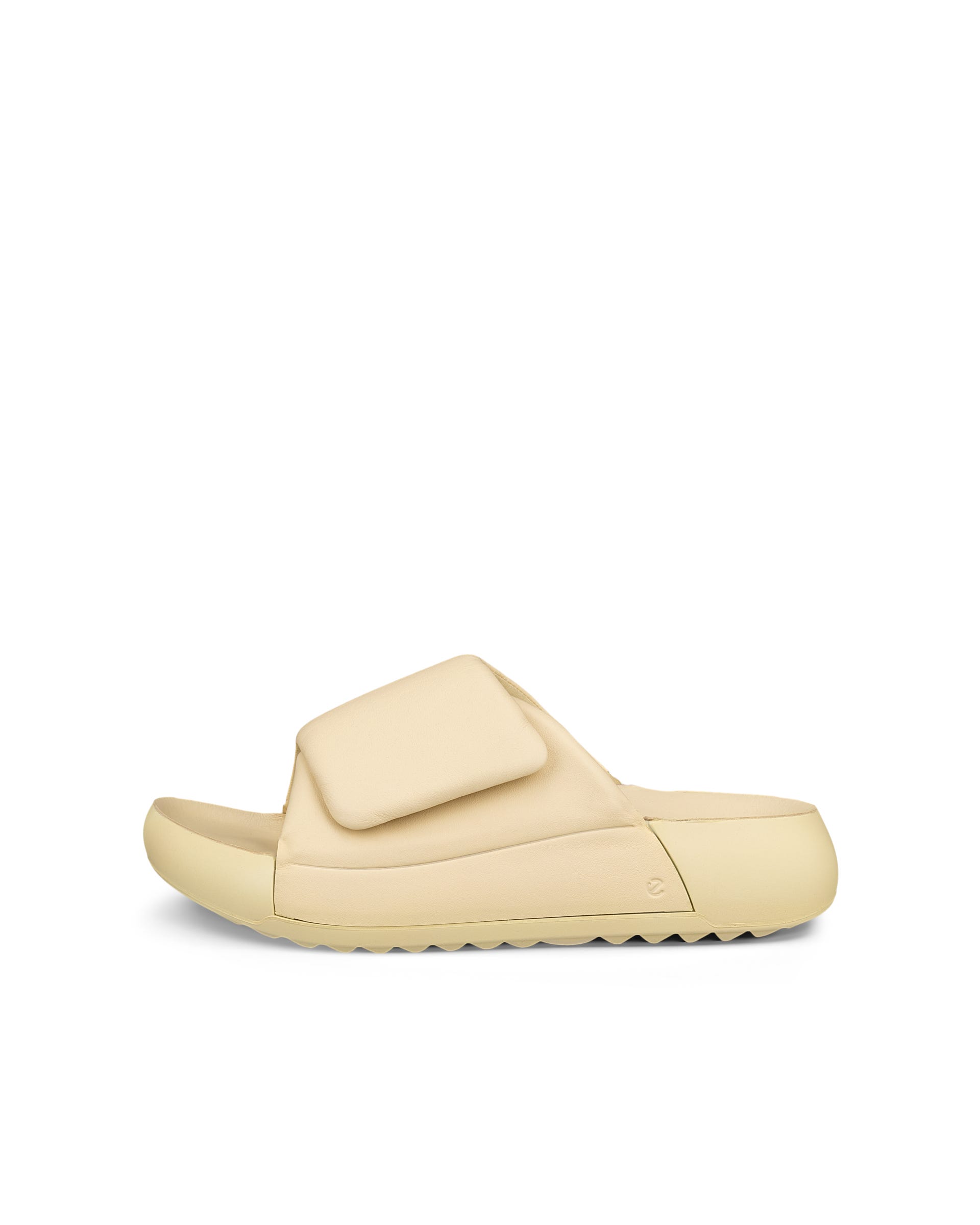 Women's ECCO® Cozmo Platform Leather Sandal | Yellow