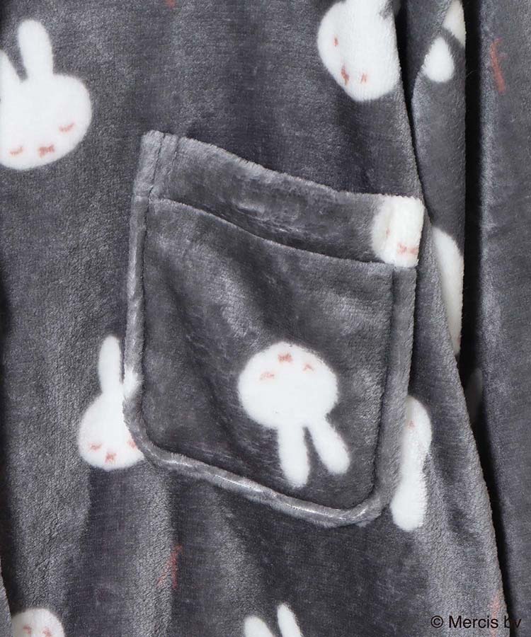 ミッフィーフェイス柄ルームウェア上下セット ミッフィー miffy