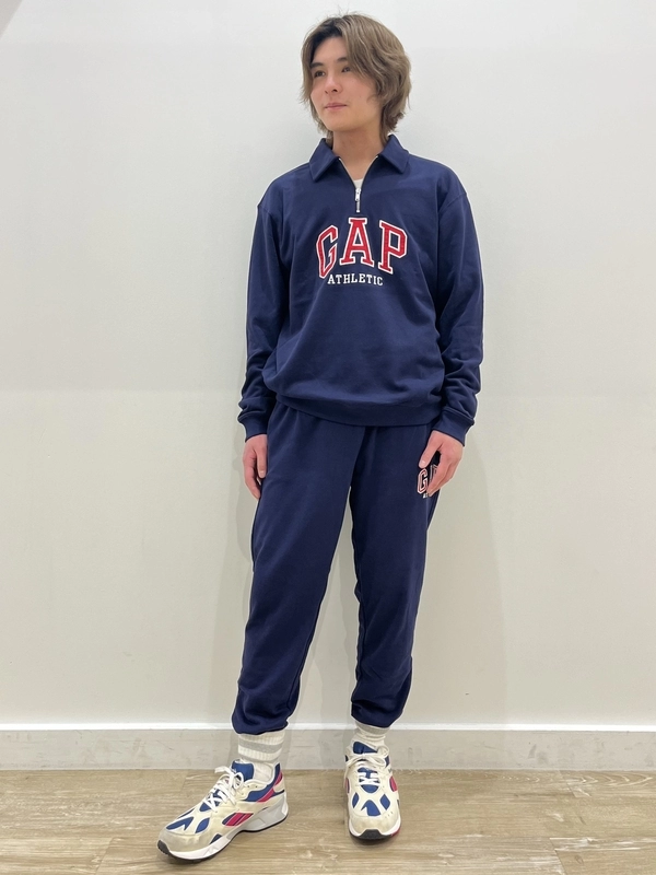 おすすめ！ハーフジップセットアップのスタイリング | Gap公式