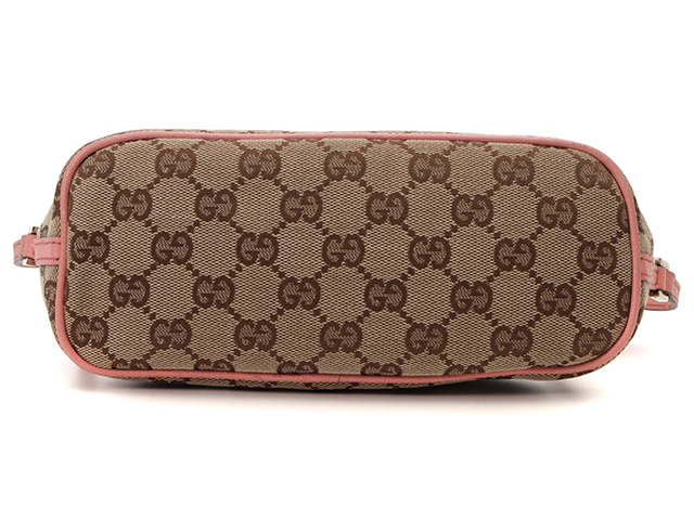 グッチ GGキャンバス アクセサリーポーチ ピンク GUCCI ♪♪グッチ