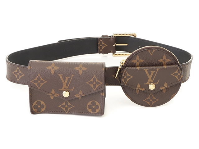 ルイ・ヴィトン サンチュール スハリ スタッズ ベルト ブロン