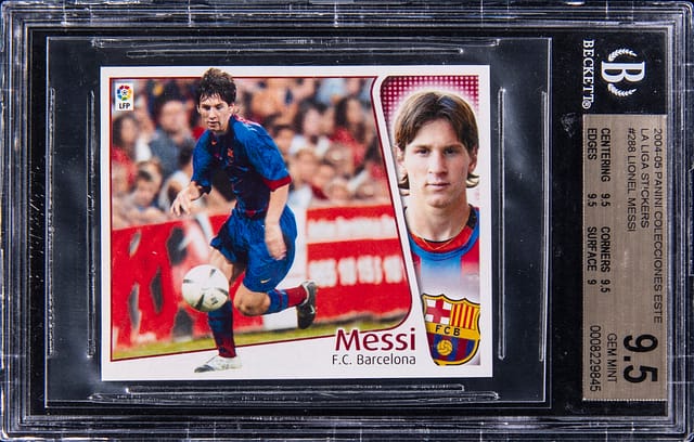 PSA6】メッシ PANINI 04-05 ルーキーカード PSA6】メッシ PANINI 04-05
