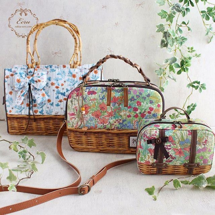 アクアレディ様 ハンドメイド リバティ バッグ オーダーページ アクア