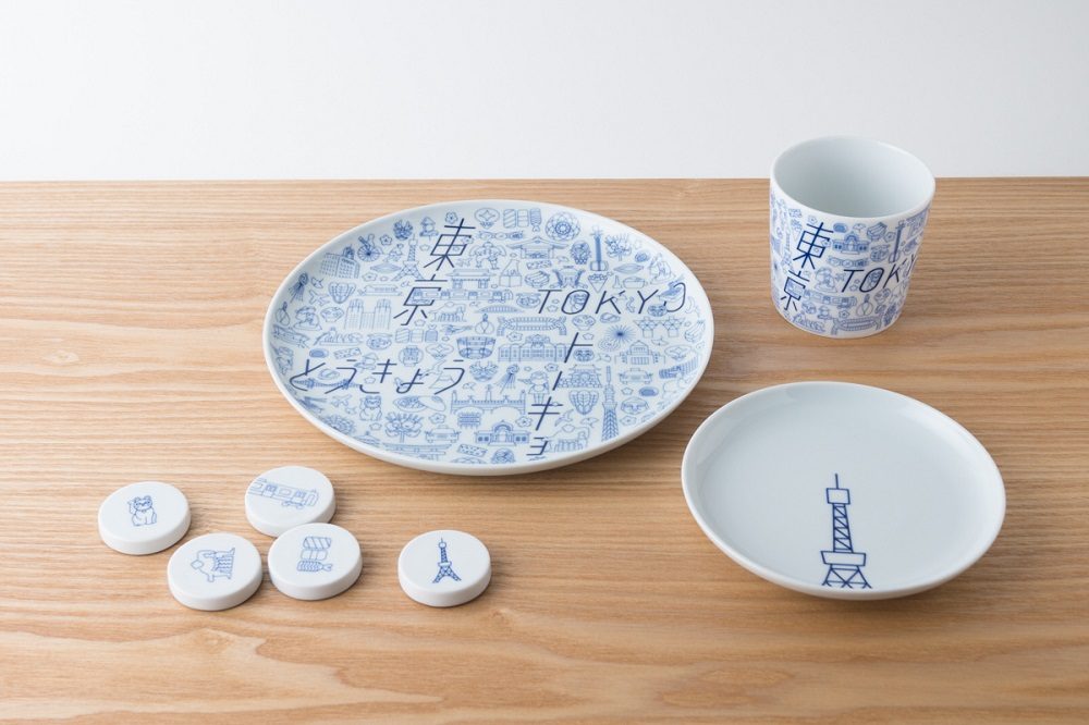 江戸の粋を感じよう。東京の魅力を表した69の絵柄が楽しい器「TOKYO