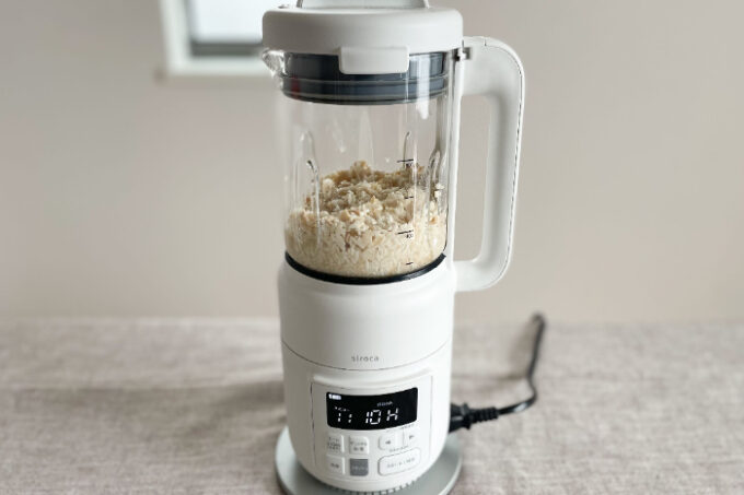 混ぜる、加熱もこれ一台。スープも発酵食もお手軽に完成。sirocaの