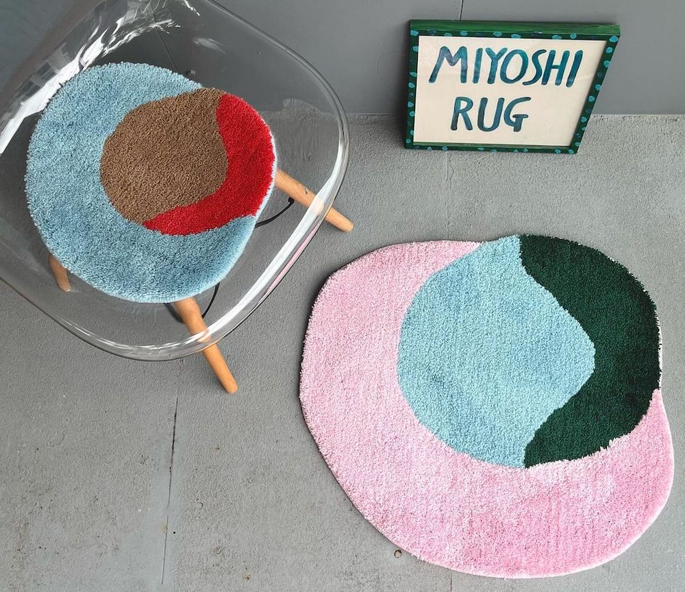 新生活・引越し祝いのギフトにも。一枚でお部屋華やぐ「MIYOSHI RUG