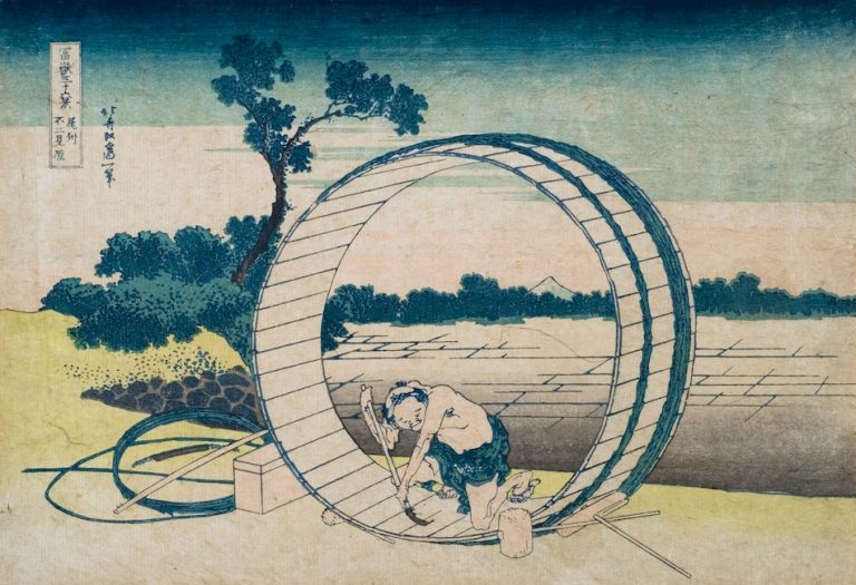 ドラえもんが北斎アートにひょっこり！ドラえもん浮世絵『富嶽三十六景