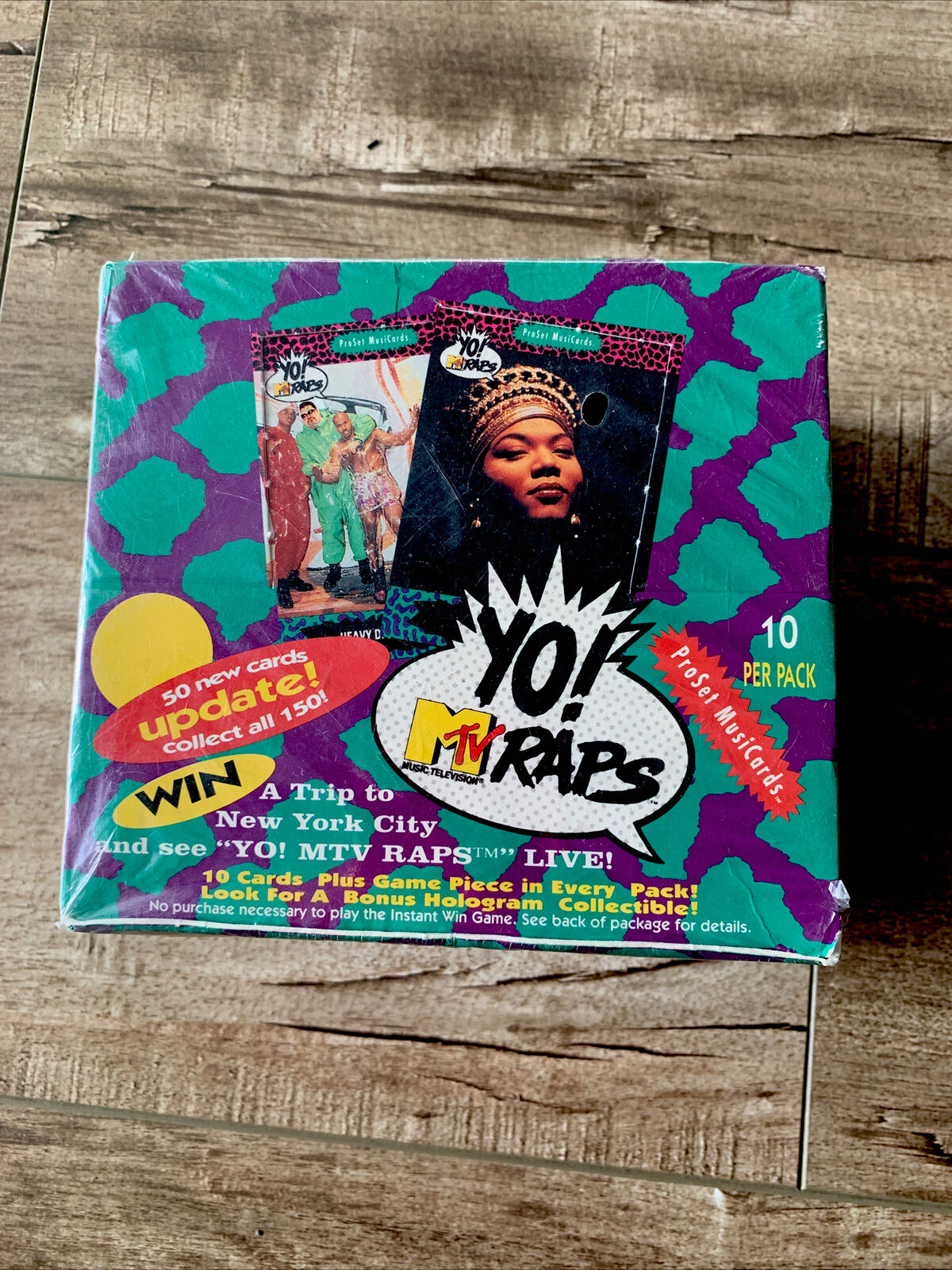 新品未開封 YO！MTV RAPS カード Yo MTV Raps Trading Cards, 1991