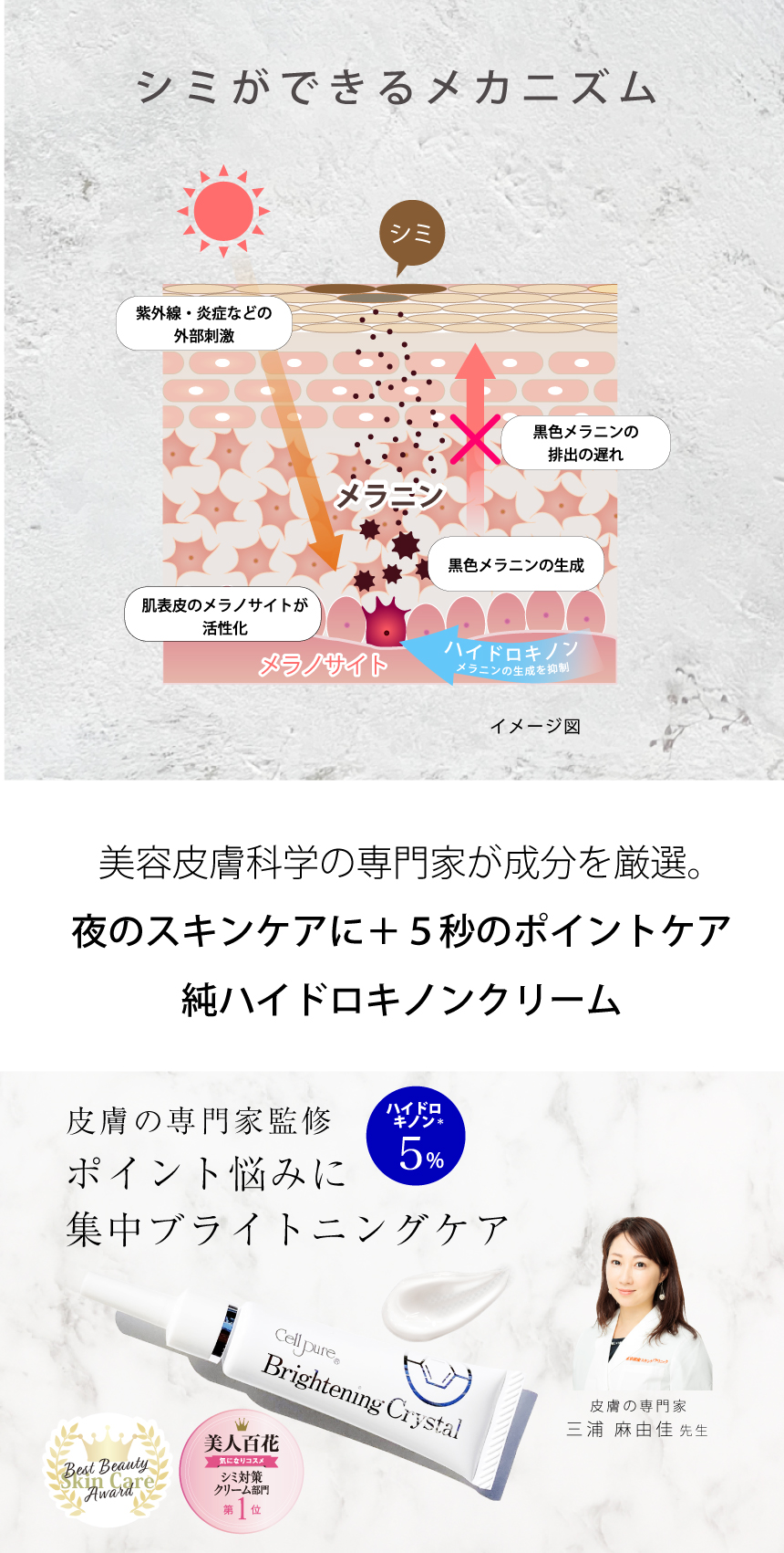 セルピア ブライトニングクリスタル 12g ドクターズコスメセルピュア