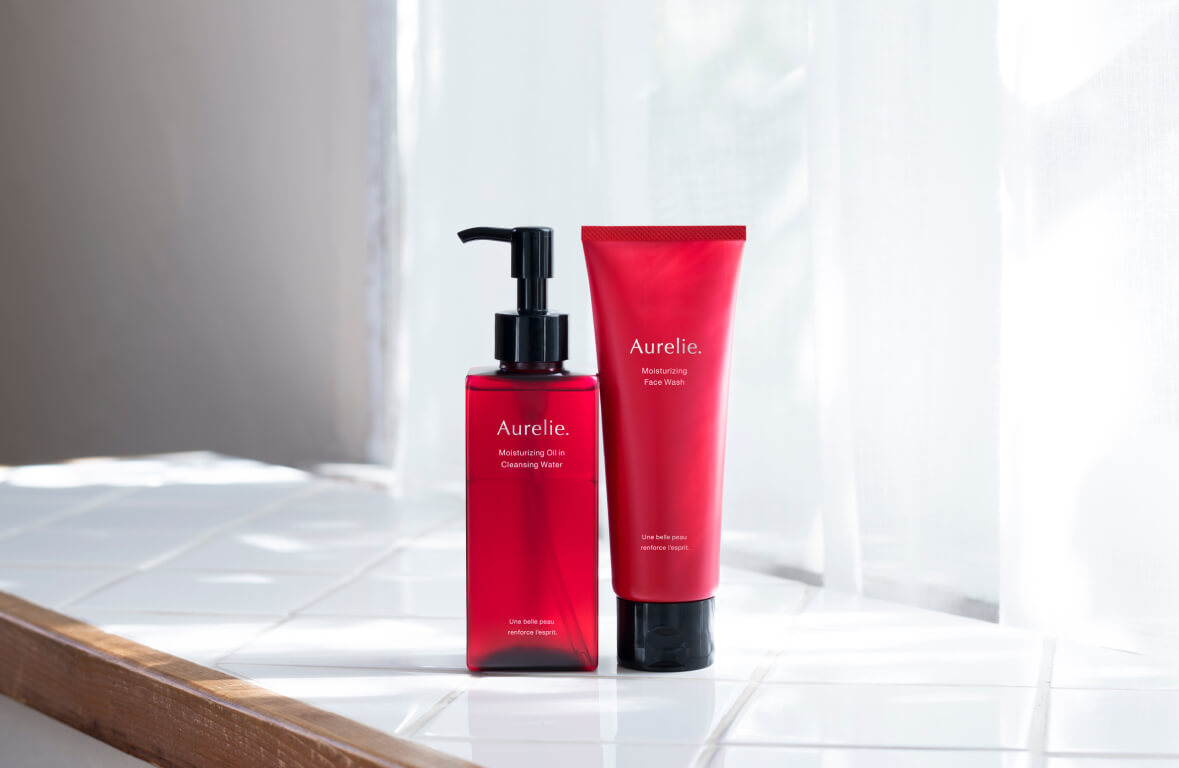 Aurelie クレンジングオイル 2本、フェイシャルウォッシュ2本セット