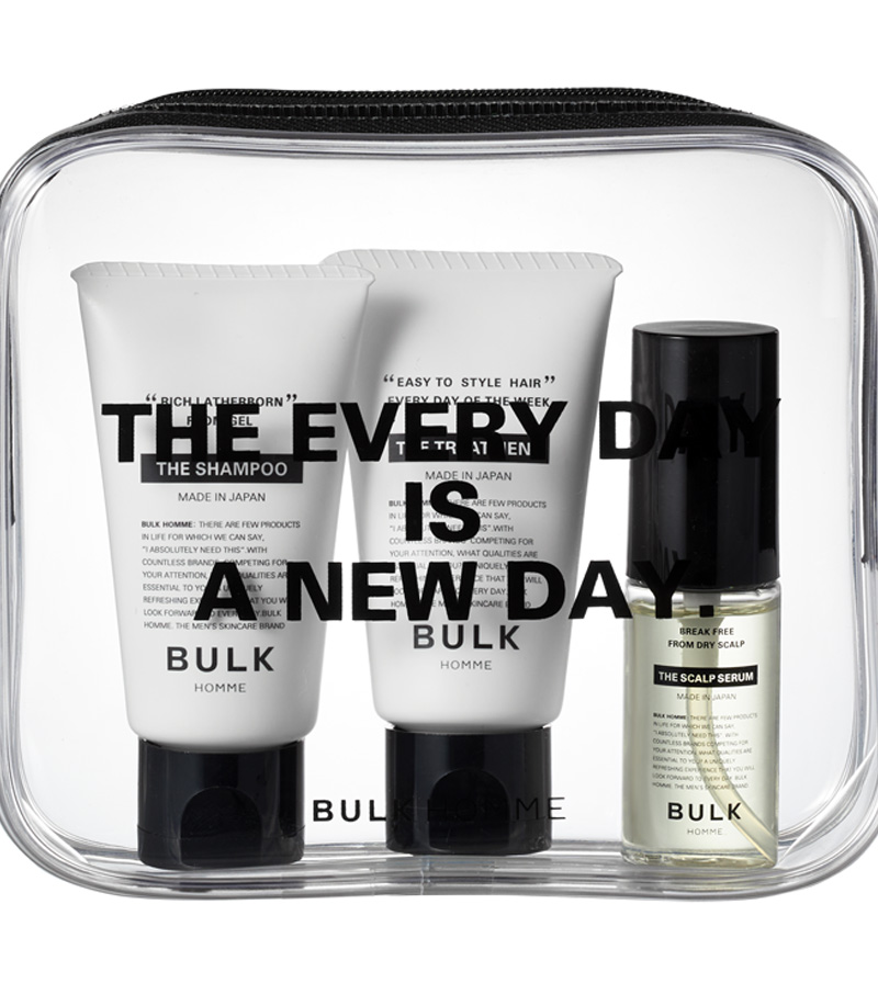 BULK HOMME（バルクオム）公式|THE TRAVEL SET FOR HAIR CARE