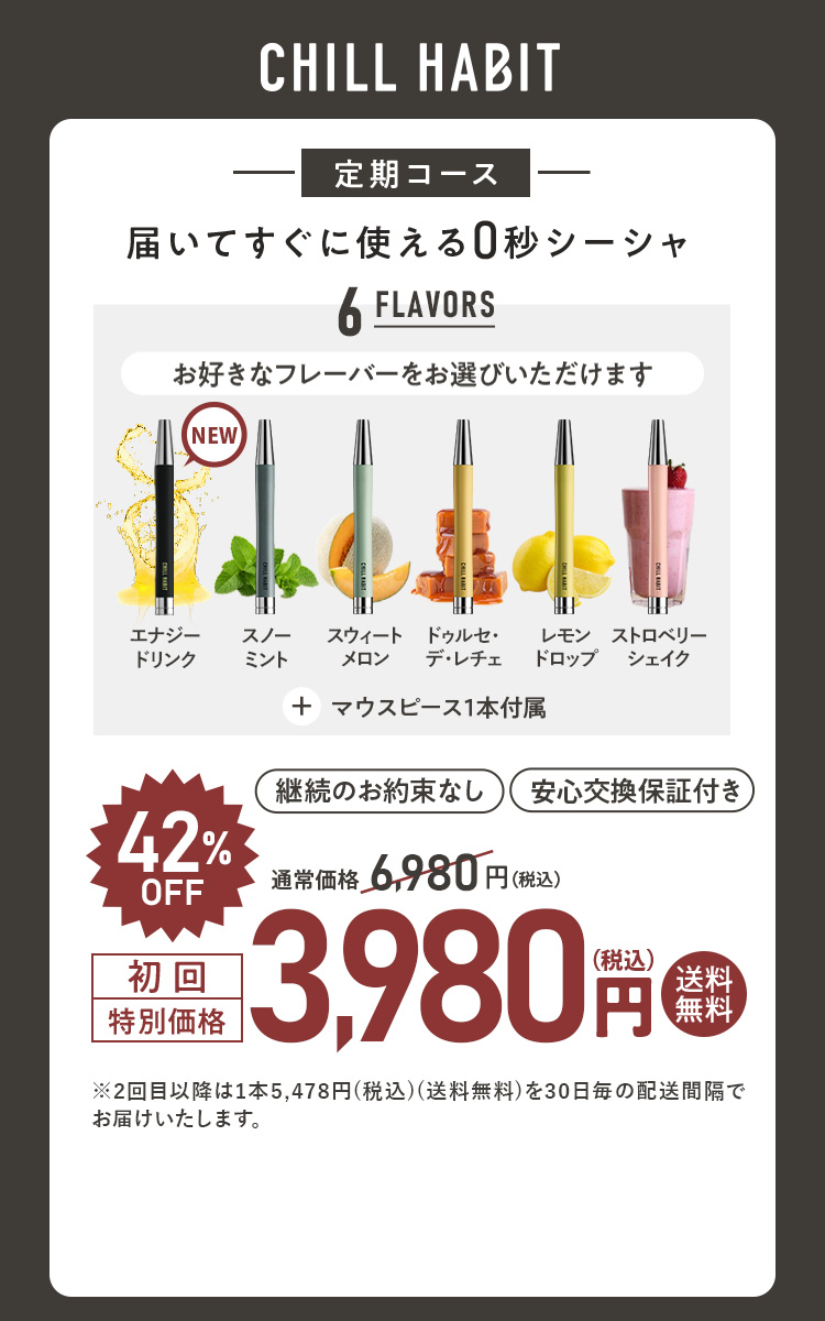 chill habit エナジードリンク＆スウィートメロン 収納ケース付き