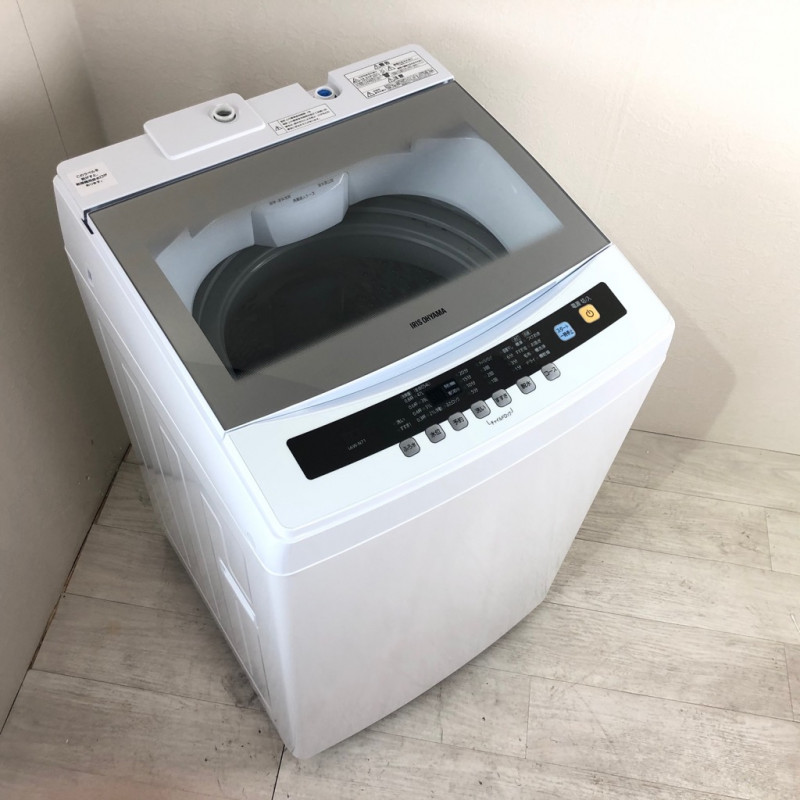 7.0kg 全自動洗濯機 アイリスオーヤマ 2019年製 ガラストップ まとめ