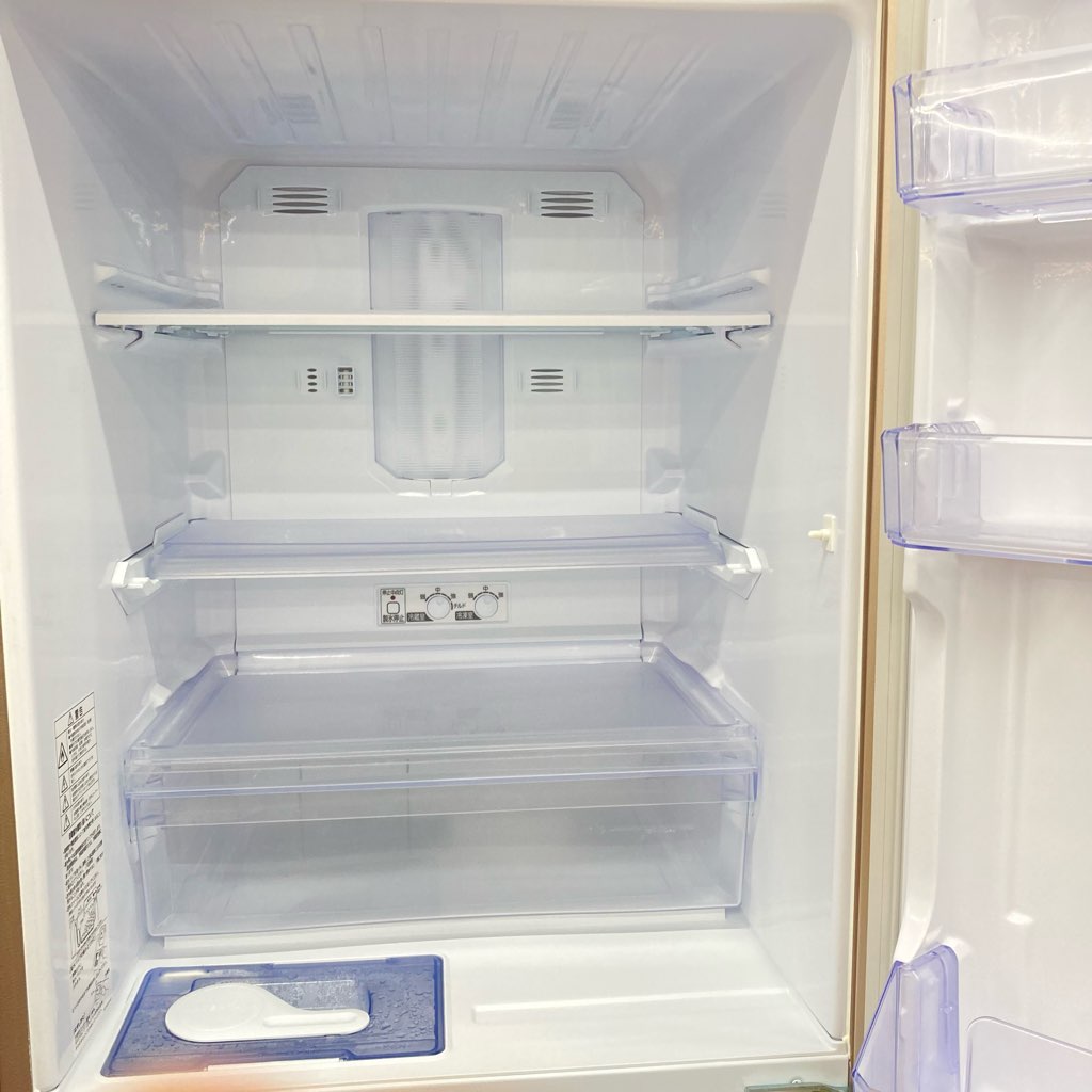 郊送料格安 335L 3ドア冷蔵庫 三菱 MR-C34C-P 2018年製 自動製氷搭載