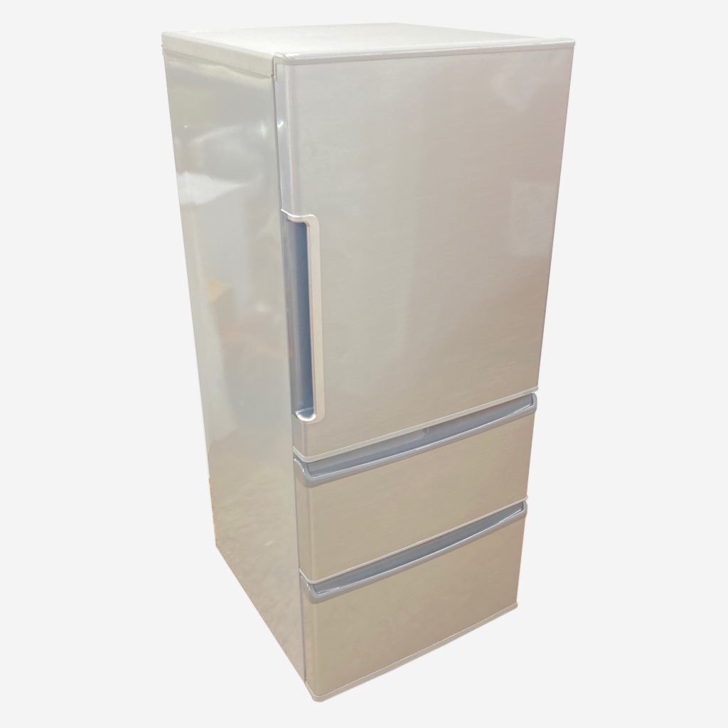 272L 3ドア冷蔵庫 アクアAQR-271E-S 2016年製 ミスティシルバー| 家具