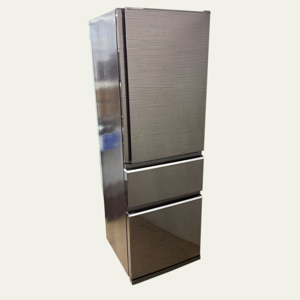 美品】ミツビシ ノンフロン冷凍冷蔵庫 MR-CX37A-BR1 2017年 K 三菱電機