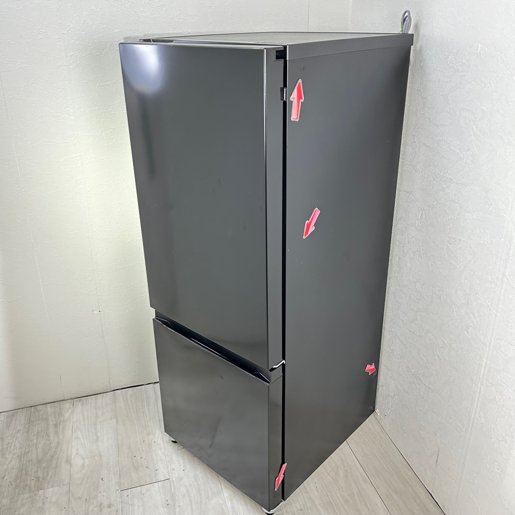 タグレーベルバイアマダナ 162L 2ドア冷蔵庫 AT-RF160-BK ブラック