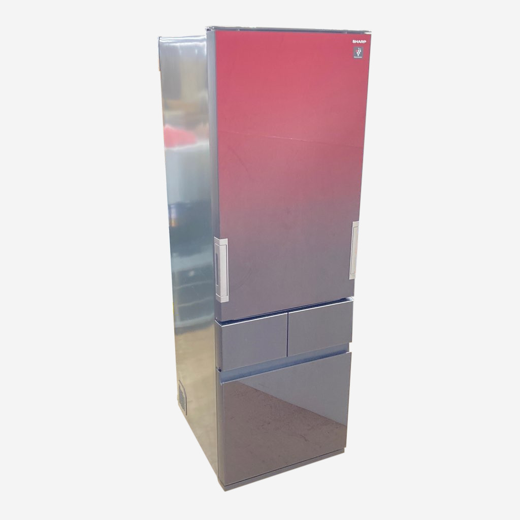 410L プラズマクラスター 4ドア冷蔵庫 シャープ SJ-GT41B-R 2015年製
