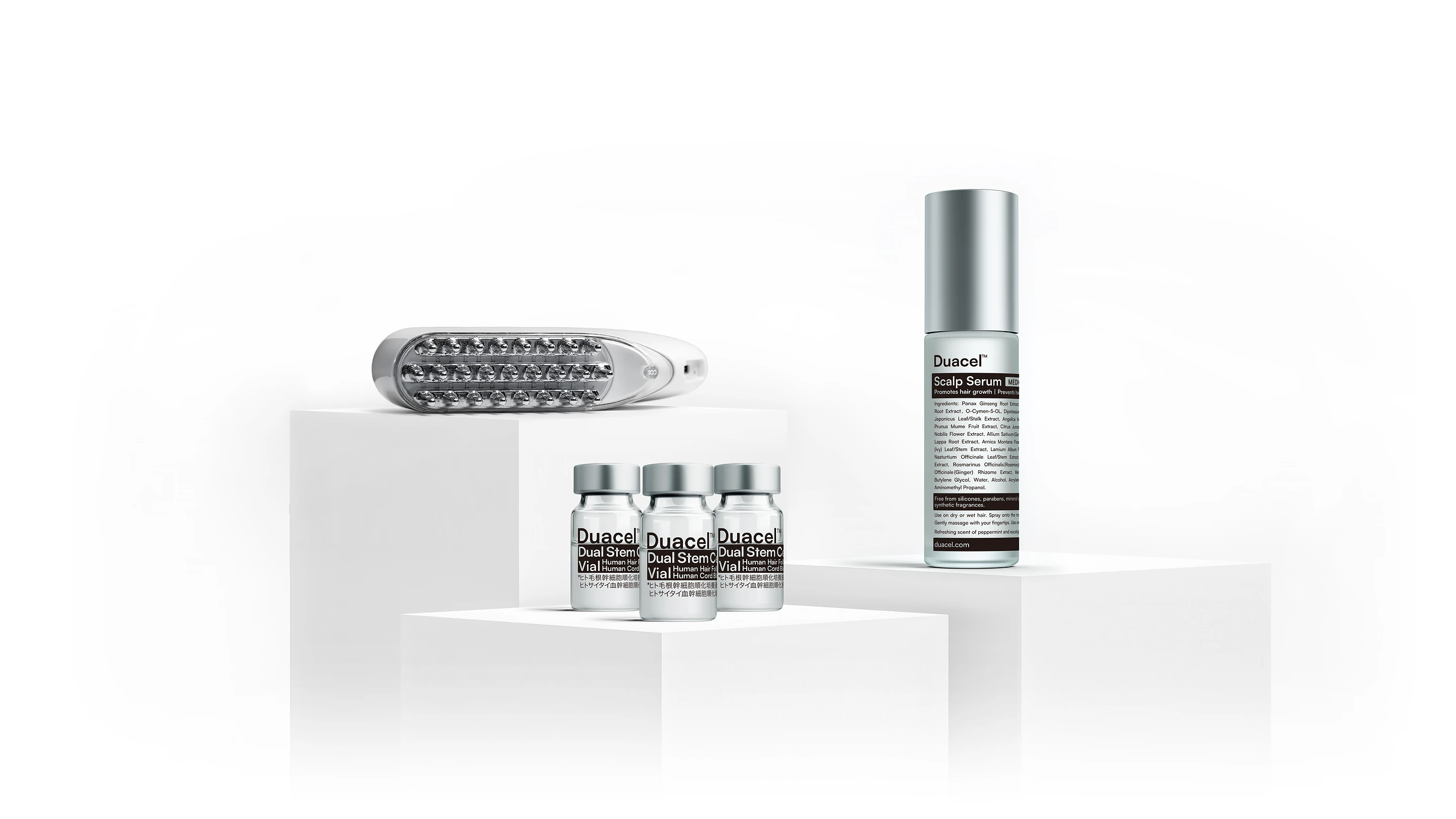 製品一覧 | Duacel 薬に頼らない発毛促進・髪質ケアプログラム