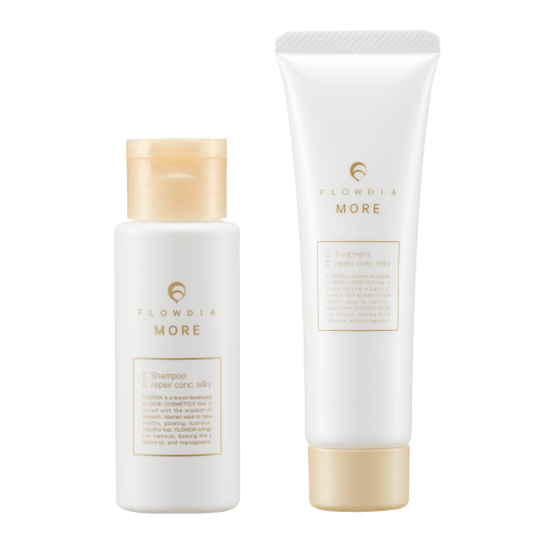 フローディアモア リペアコンクシルキー トライアルセット｜デミ